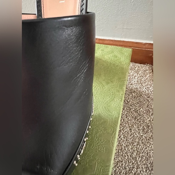 Gucci black platform mules with silver logos - Picture 7 of 15